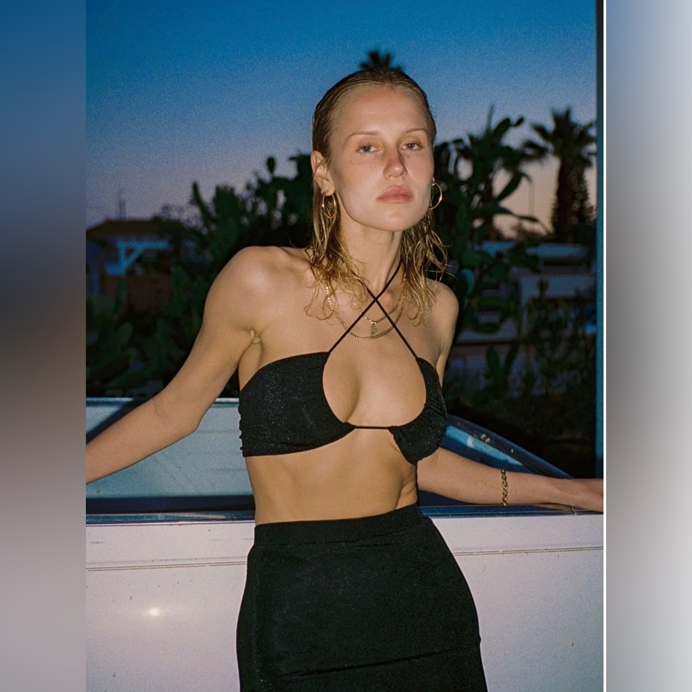 SAINT-TROPEZ TOP — NOIR